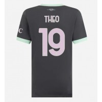 Camiseta AC Milan Theo Hernandez #19 Tercera Equipación Replica 2024-25 para mujer mangas cortas